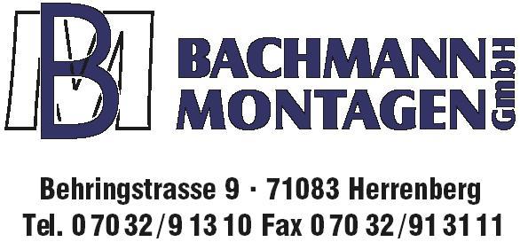 Bachmann Montagen